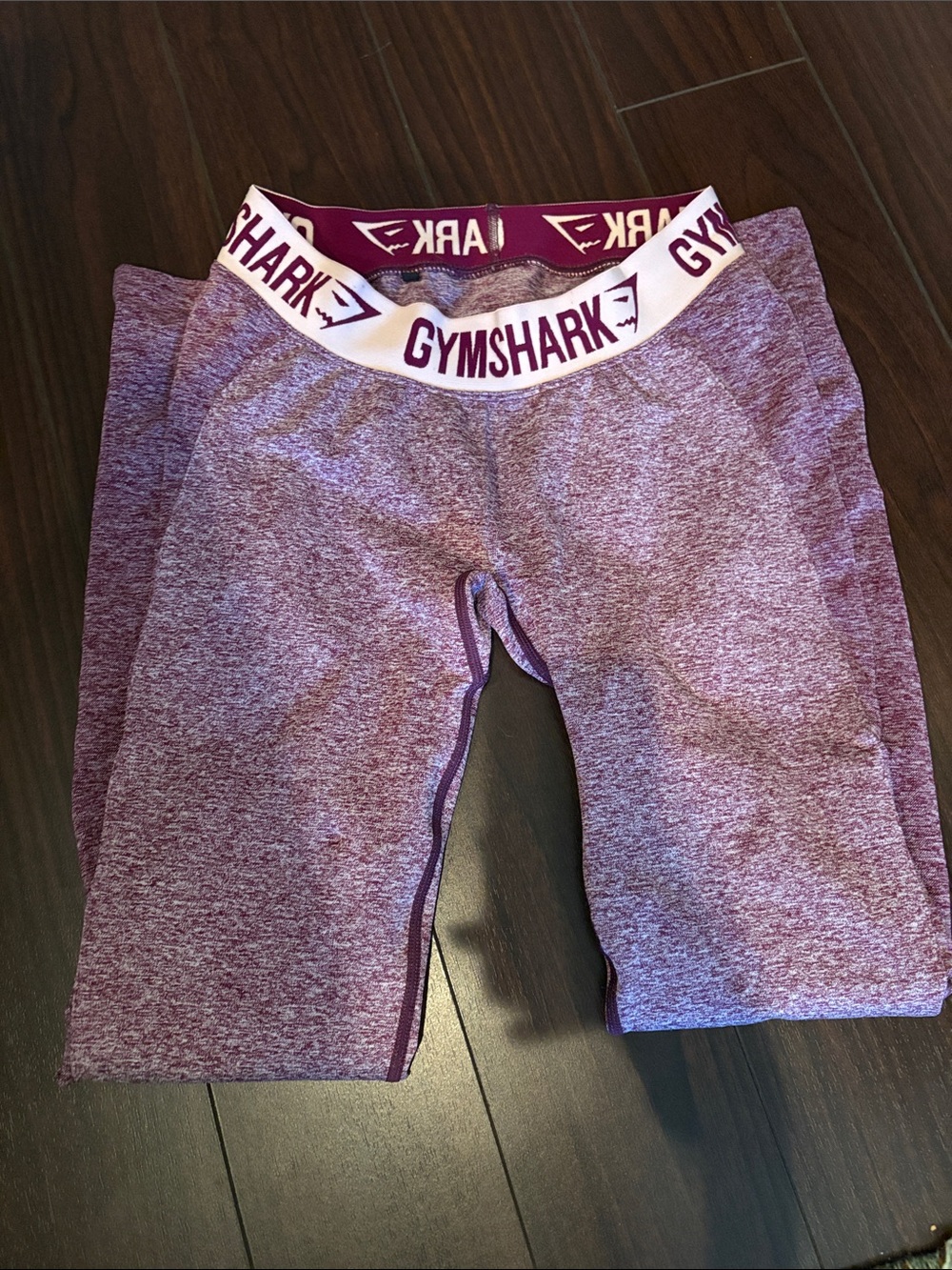 Gymshark Marl Purple Seamless High-Waist Leggings